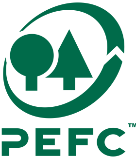 Logo des PEFC-Zertifikates